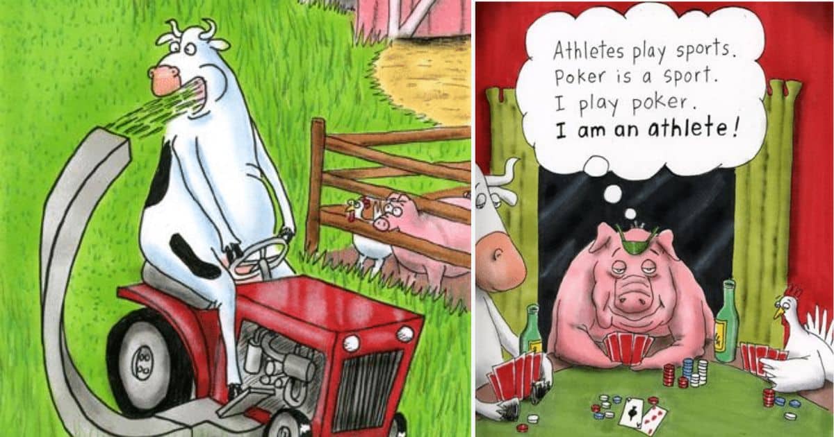 20 Times Cartoonist Reynolds Captures Hilarious Jokes in Single-Panel Comics