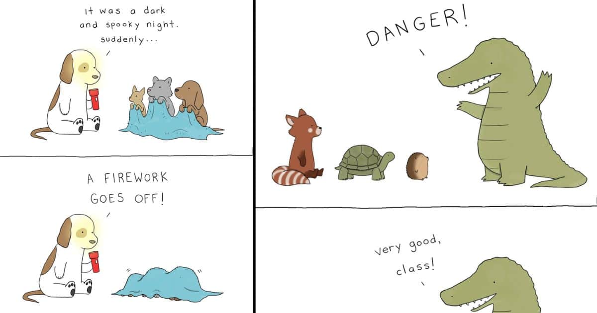 20 Liz Climo Comics Shows Animals Experiencing Everyday Situations