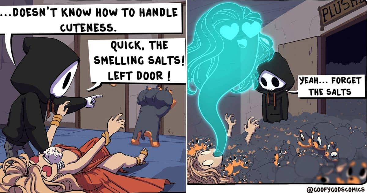 These Goofy Gods Comics Based on Fantasy World Will Amuse You (28 Drawings)