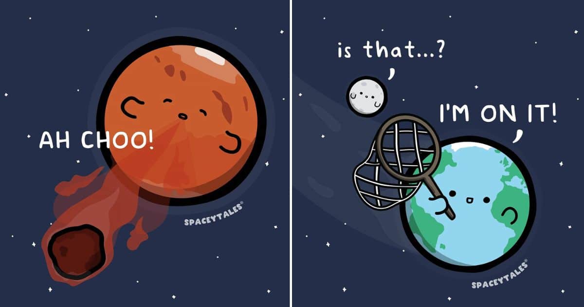 Spacey Tales Shows Inspiring Curiosity About the Universe (58 Drawings)