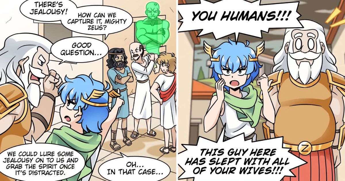 Here Is The Second Part of An Interesting Comic Story About Silly Gods