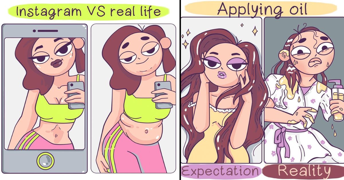 20 Bloome Comics Based on Girls Expectations Versus Realities