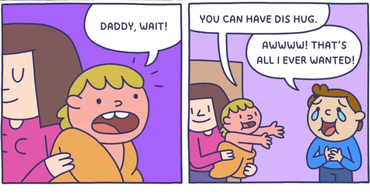 20 Guy Elnathan Comics Based on Situations in Parenthood and Relationships