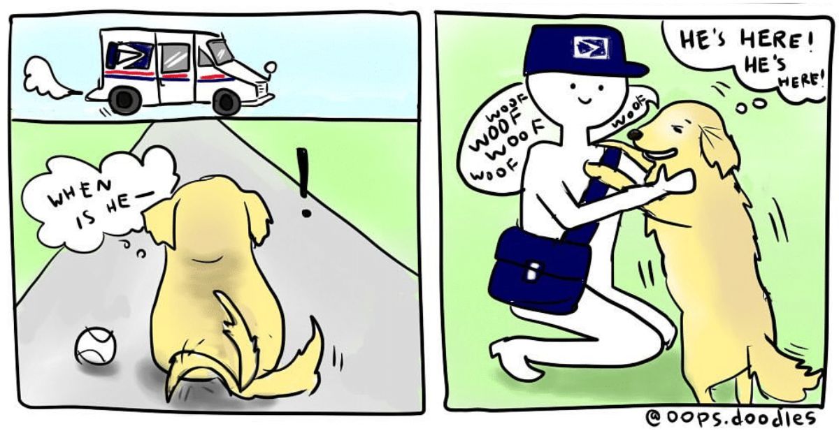 20 Oops Doodles Comics Shows the Daily Life With Dog and Cat