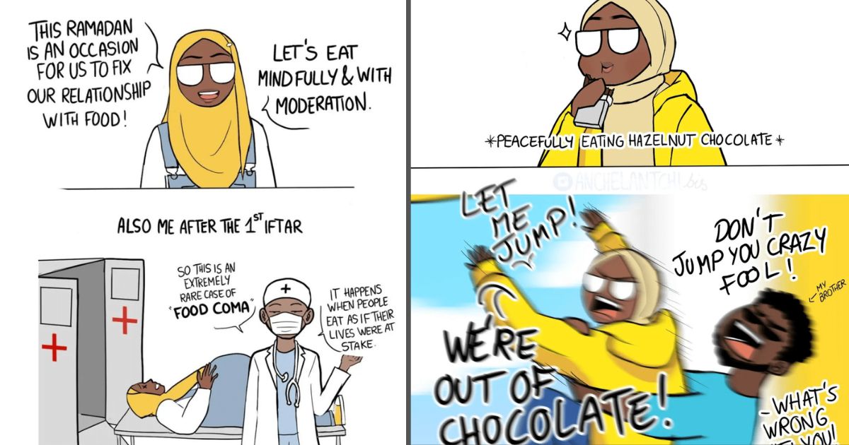 20 Times A Muslim Girl Creates Comics About Her Everyday Life Experience